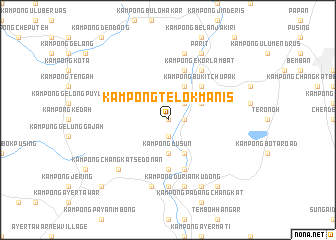 map of Kampong Telok Manis