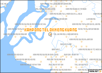 map of Kampong Telok Mengkuang