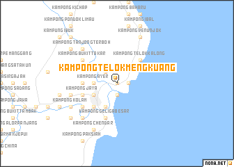 map of Kampong Telok Mengkuang