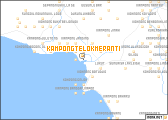 map of Kampong Telok Meranti