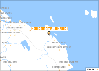 map of Kampong Telok Sari