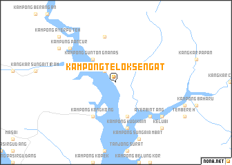 map of Kampong Telok Sengat