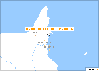 map of Kampong Telok Serabang