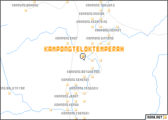map of Kampong Telok Temperah