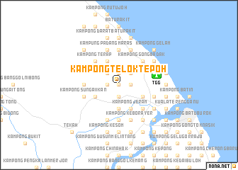 map of Kampong Telok Tepoh