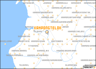 map of Kampong Telok