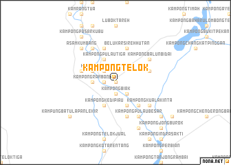 map of Kampong Telok