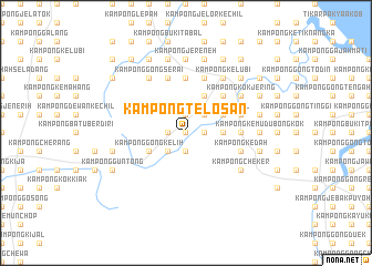 map of Kampong Telosan