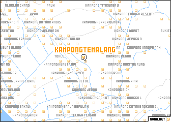 map of Kampong Temalang