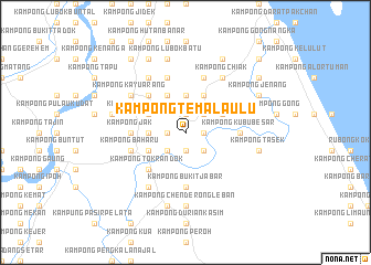 map of Kampong Temala Ulu