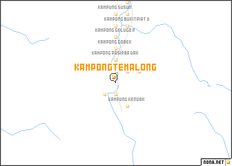 map of Kampong Temalong