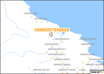 map of Kampong Tembaga