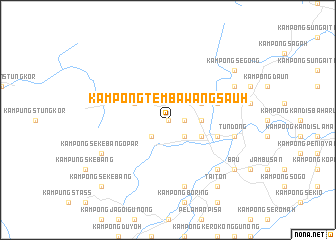 map of Kampong Tembawang Sauh