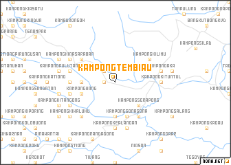 map of Kampong Tembiau