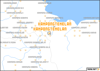 map of Kampong Temelan