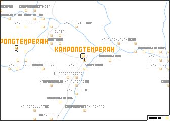 map of Kampong Temperah