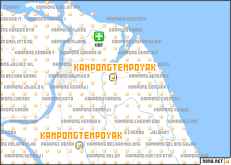 map of Kampong Tempoyak