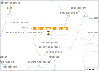 map of Kampong Tempurong