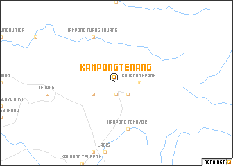 map of Kampong Tenang