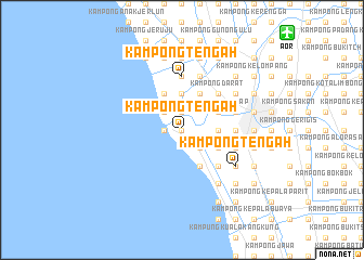 map of Kampong Tengah