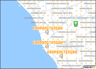 map of Kampong Tengah