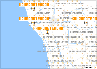 map of Kampong Tengah
