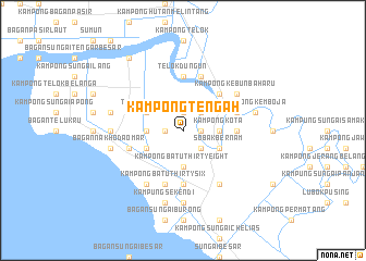 map of Kampong Tengah