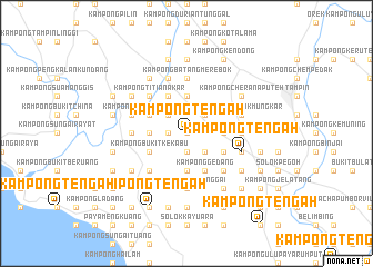 map of Kampong Tengah