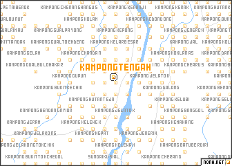 map of Kampong Tengah