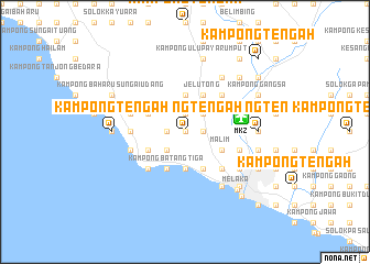 map of Kampong Tengah