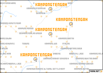 map of Kampong Tengah