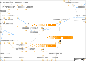 map of Kampong Tengah