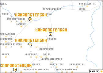 map of Kampong Tengah