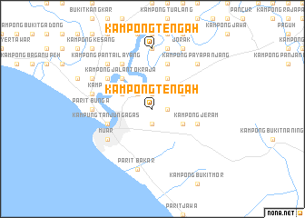 map of Kampong Tengah