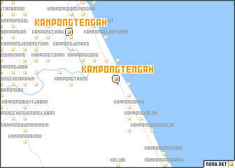 map of Kampong Tengah