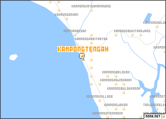 map of Kampong Tengah