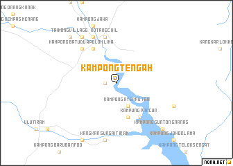 map of Kampong Tengah