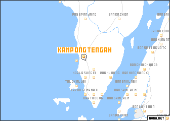 map of Kampong Tengah