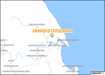 map of Kampong Tenggaham