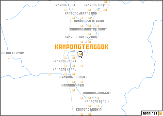 map of Kampong Tenggok