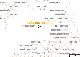 map of Kampong Tengkek