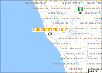 map of Kampong Tepi Laut