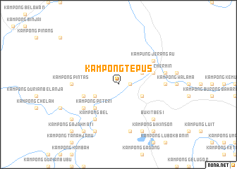 map of Kampong Tepus