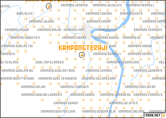 map of Kampong Teraji