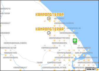 map of Kampong Terap