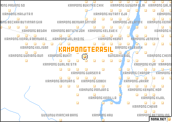 map of Kampong Terasil