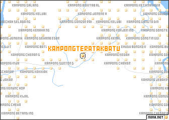 map of Kampong Teratak Batu