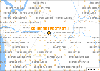 map of Kampong Terat Batu