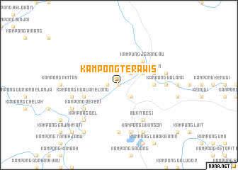 map of Kampong Terawis