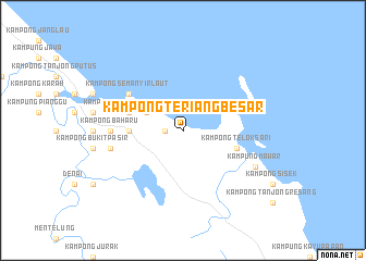 map of Kampong Teriang Besar